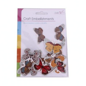Glitter Butterfly Embelishments