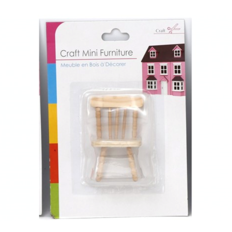 Wooden Mini Furniture Chair Make it Magic
