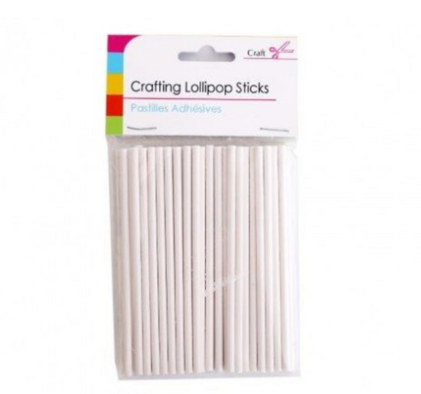 Crafting Lolipop Sticks (50 Pack)