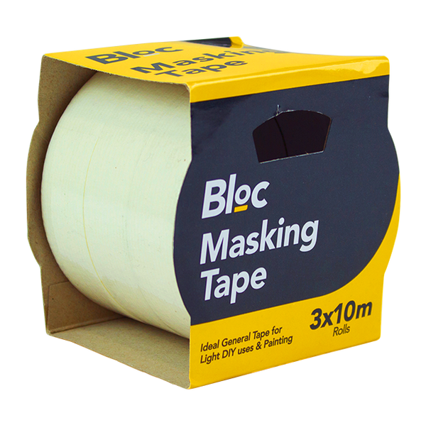 Masking Tape 10m (3 Pack)