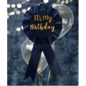 Its My Birthday Rosette - Navy