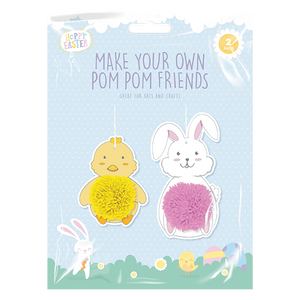 Make Your Own Easter Pom Pom Friends (2 Pack)