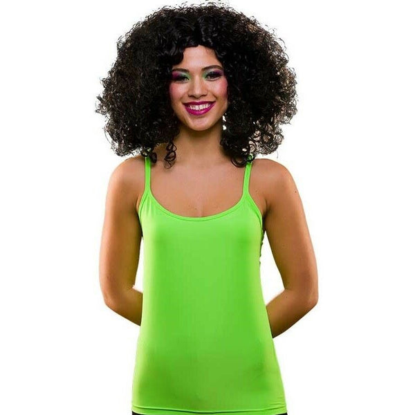 80's Neon Vest Top - Green