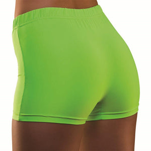 80's Neon Hot Pants - Green (M/L)