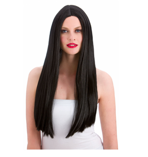 Classic Long Black Wig