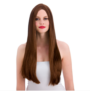 Classic Long Brown Wig