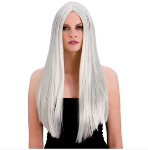 Classic Long Silver Wig