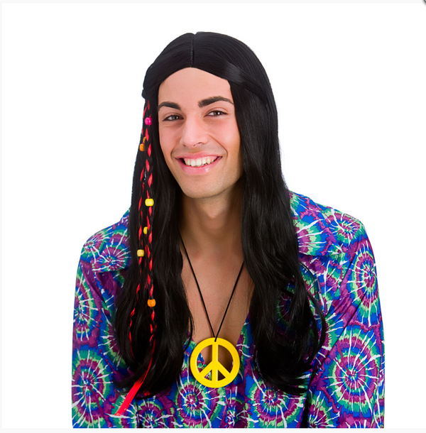 Cool Hippie Wig (Black)