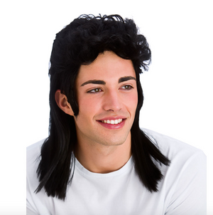 80's Mullet - Black