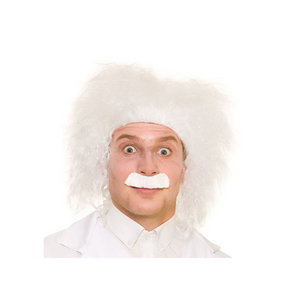 Crazy Scientist Wig & Tash