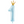 Load image into Gallery viewer, Number &#39;&#39;1&#39;&#39; Foil Balloon - sky-blue (30x90cm)
