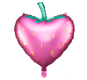 Foil balloon Strawberry - mix (42x45cm)