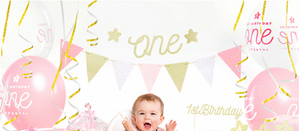 Garland 1st Birthday - Flags (1.3m)