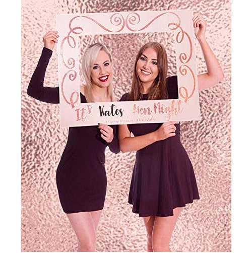 Personalised Hen Do Giant Photo Frame - Rose Gold