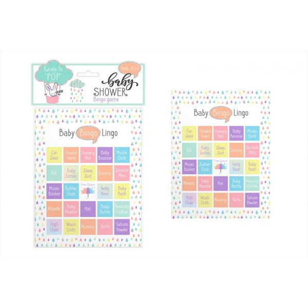 BABY SHOWER BINGO CARDS GAME (12 Pack)