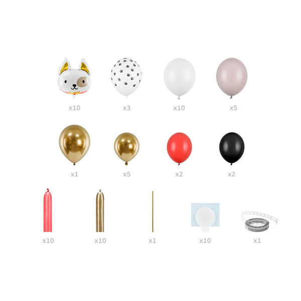 Balloon bouquet Dog (83x155cm)