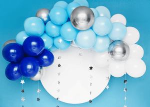 Blue Balloon garland - 200cm (60 Pack)