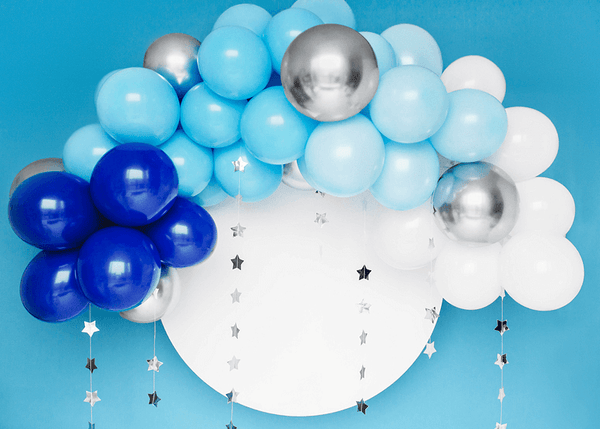 Blue Balloon garland - 200cm (60 Pack)