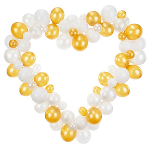 Balloon garland with frame White (160 cm)