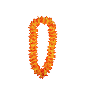 2 Tone Orchid Lei - Orange (9.5 cm)