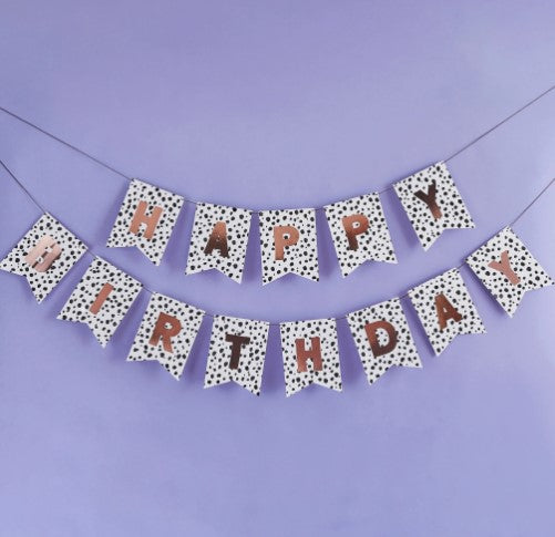 Dalmatian 'Happy Birthday' Banner - (2m)