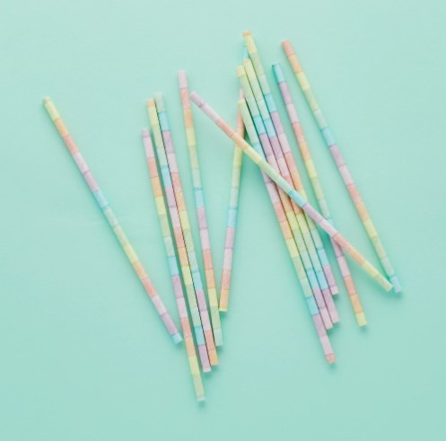 Eco Rainbow Paper Straws - (20 Pack)