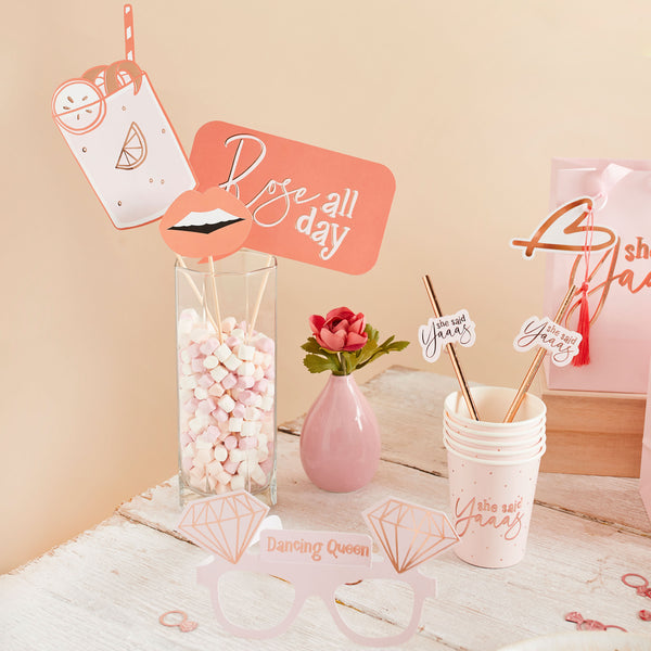 HEN PARTY PHOTO BOOTH PROPS (10 PACK)