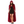 Load image into Gallery viewer, DLX Brushed Velvet Hooded Cape - Deep Red (Adult)
