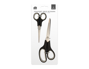 Comfort Grip Scissors  (2 Pack)
