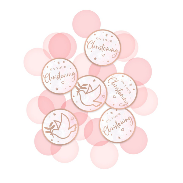 On Your Christening Confetti - Pink (0.5oz)