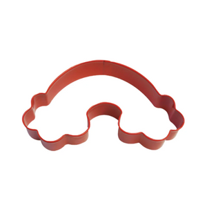 Rainbow Poly-Resin Coated Cookie Cutter Red (12cm)