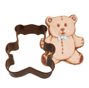 Teddy Bear Cookie Cutter - Brown (3")