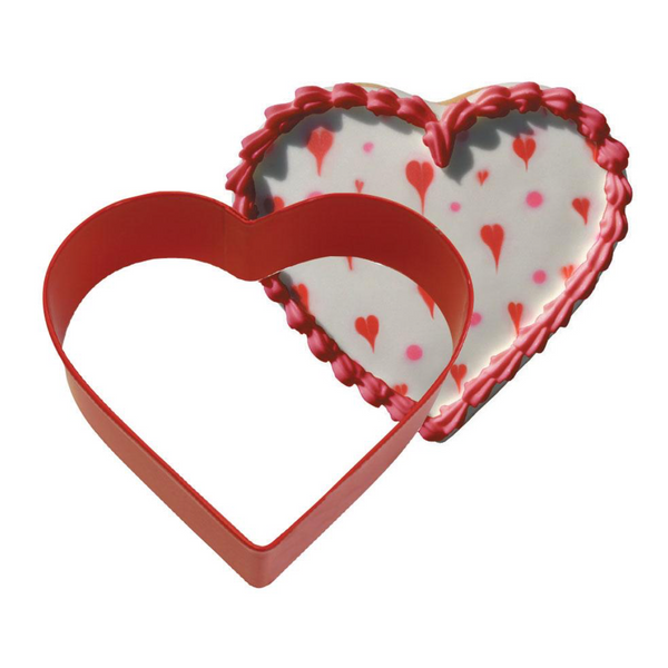 Heart Cookie Cutter - Red (3.25")