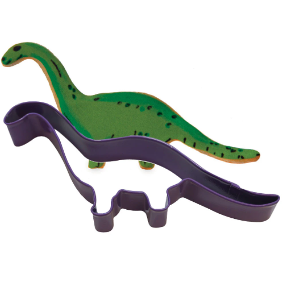 Brontosaurus Poly-Resin Coated Cookie Cutter Purple (15.2cm)