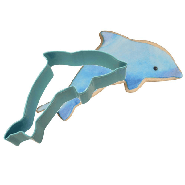Dolphin Cookie Cutter - Blue (4.5")