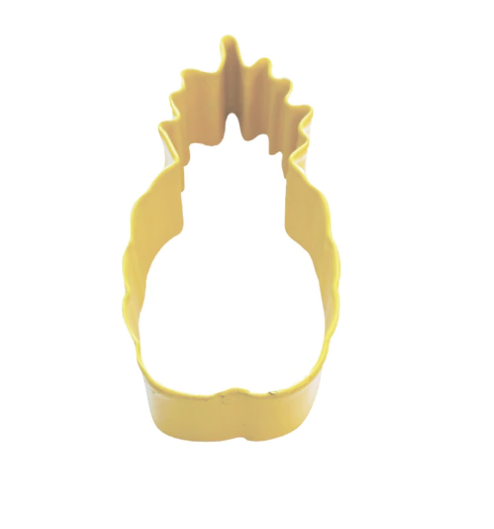 Pineapple Poly-Resin Coated Cookie Cutter Yellow - 7.6cm (3"")