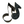 Load image into Gallery viewer, Music Note Poly-Resin Coated Cookie Cutter Black - 8.9cm (3.5&quot;&quot;)
