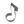 Load image into Gallery viewer, Music Note Poly-Resin Coated Cookie Cutter Black - 8.9cm (3.5&quot;&quot;)
