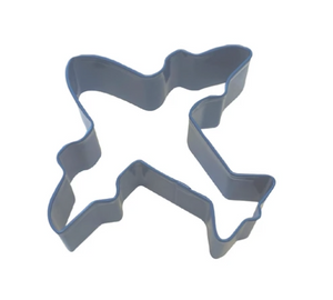 Aeroplane Poly-Resin Coated Cookie Cutter Navy (10.2cm)