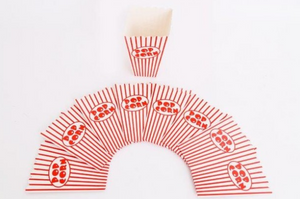 Popcorn Box - 19CM X 16CM X 0.3CM - (8 Pack)