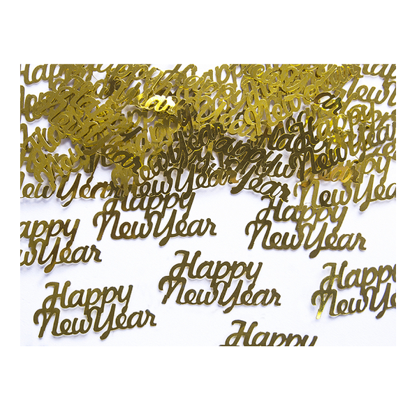 Confetti Happy New Year - Gold (3g 4 x 2cm)