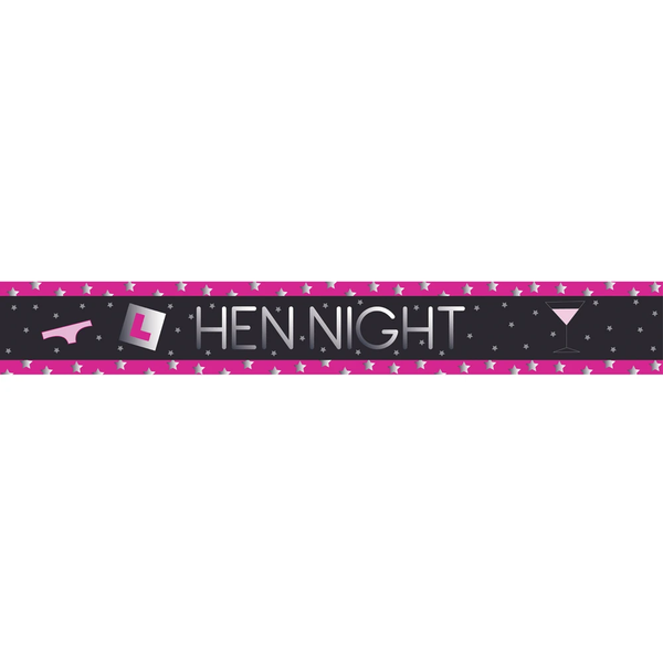 Hen Night Foil Banner (9ft)