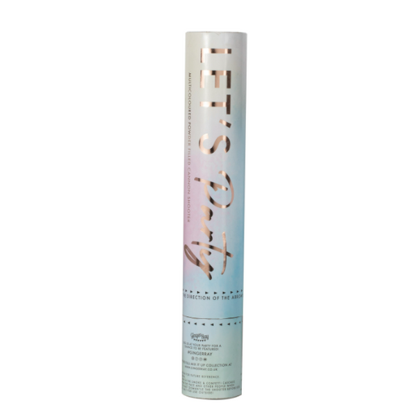 Multi-Coloured Pastel Smoke Confetti Cannon