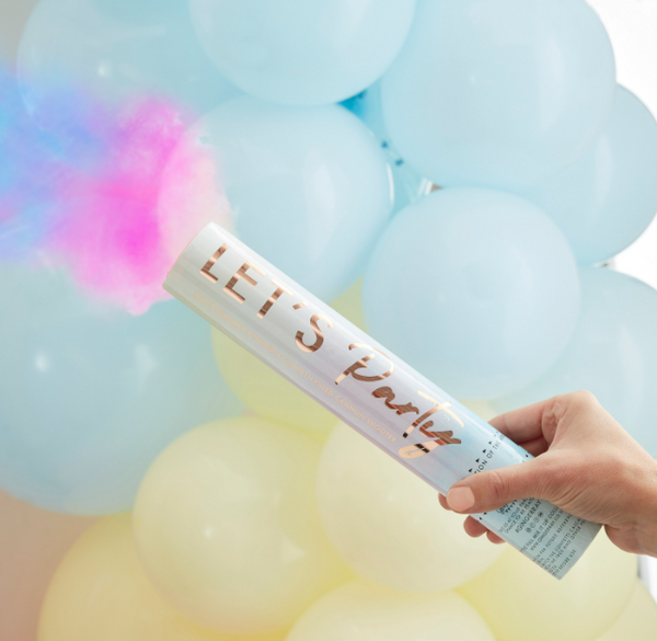 Multi-Coloured Pastel Smoke Confetti Cannon
