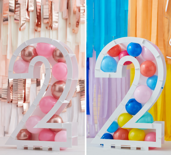 Balloon Mosaic Number Stand 2