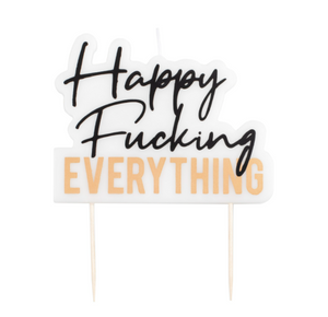 Happy Fucking Everything Birthday Candle