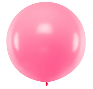 Round Balloon 1m - Pastel Pink