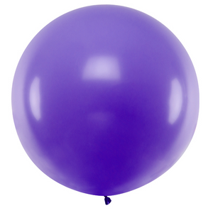 Round Balloon 1m - Pastel Lavender