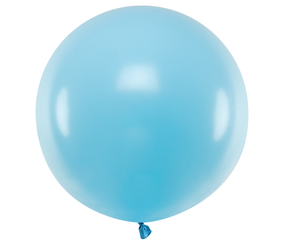 Round Balloon 60cm - Pastel Light Blue