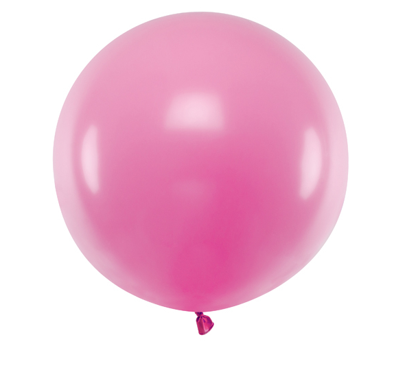 Round Balloon 60cm - Pastel Fuchsia